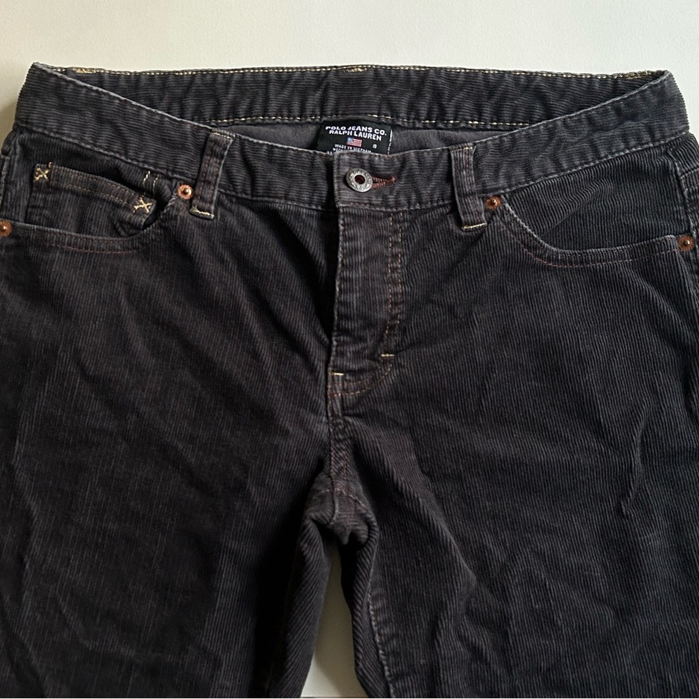 Polo Ralph Lauren Black Corduroy Pants
